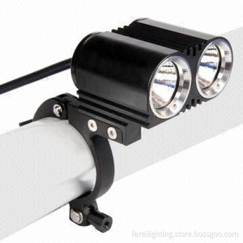 2013 New Model Single Holder Twin Head Cree X M-L U2 Bicycle Front Light, 1560° Beam Angle